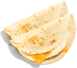 2 Egg and cheese wraps