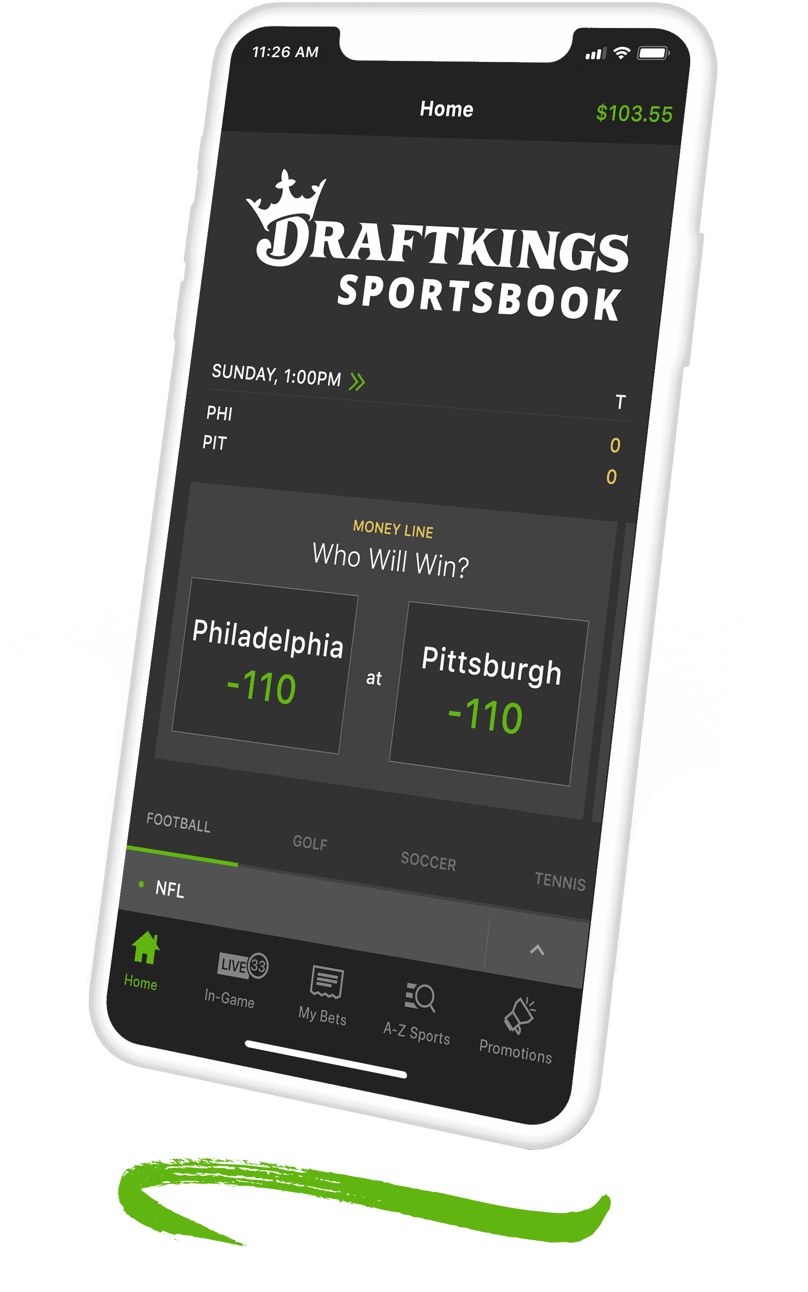 draftkings sportsbook app for android not working